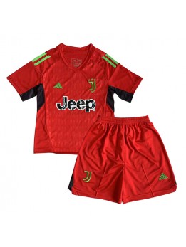 Juventus Torwart Ausweichtrikot für Kinder 2023-24 Kurzarm (+ Kurze Hosen)